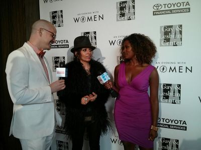 with Linda Perry and Janora McDuffie

