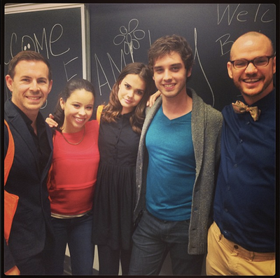 "Great job to our wonderful cast and creators of #TheFosters at the #modelsofpride2013 panel!" 
- Instagram, October 19th, 2013
