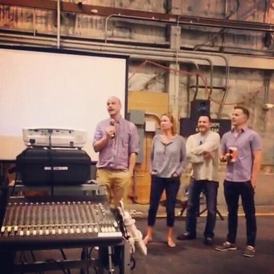"Our final day of shooting of #TheFosters. Speeches before screening of the premiere episode! Emotional day." - By Bradley Bredeweg on Twitter - June 6th, 2014
