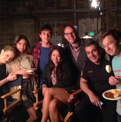 "We love absolutely everyone in this photo! #TheFosters (via @dglambert)" 
- Posted on the official twitter - june 22nd, 2015 

