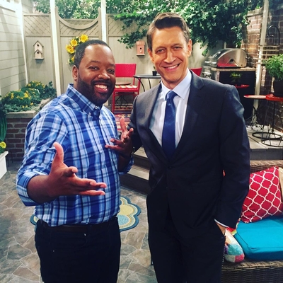 Playing the U.S. Vice Presidential contender and college buddy of this awesome guy, Kadeem Hardison from "A Different World" days, on the next few episodes of Disney's number one show, "K.C. Undercover." 
