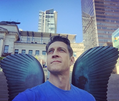 "Quick stretch of the wings before heading in to the Picasso exhibit at the Vancouver Art Gallery! Beautiful exhibit and beautiful city. #vancouver #canada" - Posted by Robert on Instagram on June 22nd, 2016
