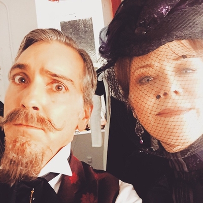 "The Princess and the Lord. #elephantman"
