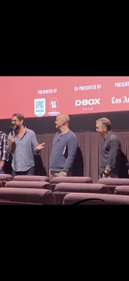 Screening at the Infinity Film Festival at the Laemmle Music Hall in Beverly Hills on November 4th, 2018
Credits: QAF landos
