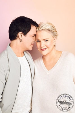 Mommy dearest
"It's the first time I'd ever read a script where I knew, 'I'd be really good in this role,'" Sharon Gless (with her on-screen son Sparks) says of wanting the role of Debbie. "I felt so confident that I picked up the phone and called [then Showtime programming president] Jerry Offsay. I said, 'I'd like to do the mother.' He said, 'You know, I like the idea, Sharon. I think you'll bring a little class to the project.' I said, 'Jerry, class is not what I had in mind.'
