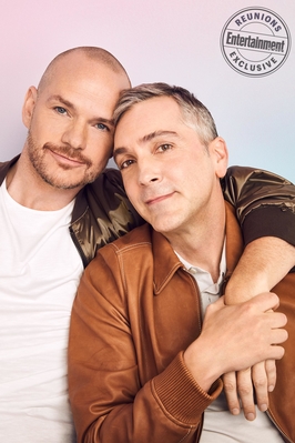 An open mind
"I've always said that this show made me a better heterosexual in a lot of ways, because it opened me up to being vulnerable," says Lowell (right, with Paige).  From Entertainment Weekly June 2018
